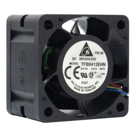 جت فن بلبرینگی 12V-0.87A سایز 4x4x2.8 مارک DELTA مدل TFB0412EHN