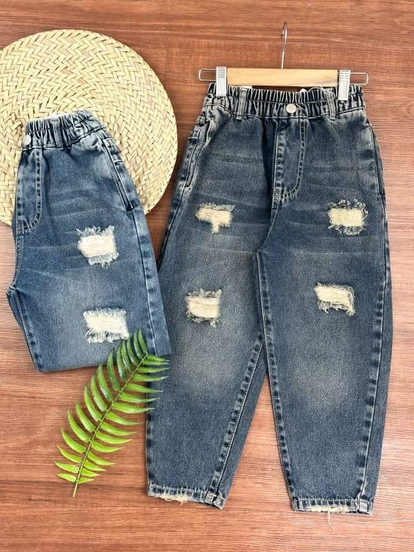 شلوار جین مام زاپدار