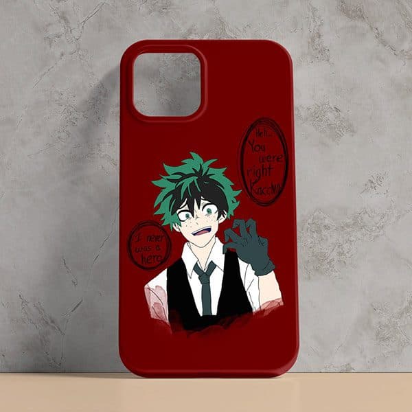 قاب گوشی موبایل طرح انیمه My Hero Academia شخصیت Deku کد CAA900