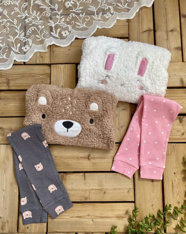 بلوز تدی و شلوارکبریتی