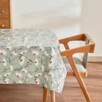 رومیزی گلدار مستطیل کاراجاهوم هرا سبز