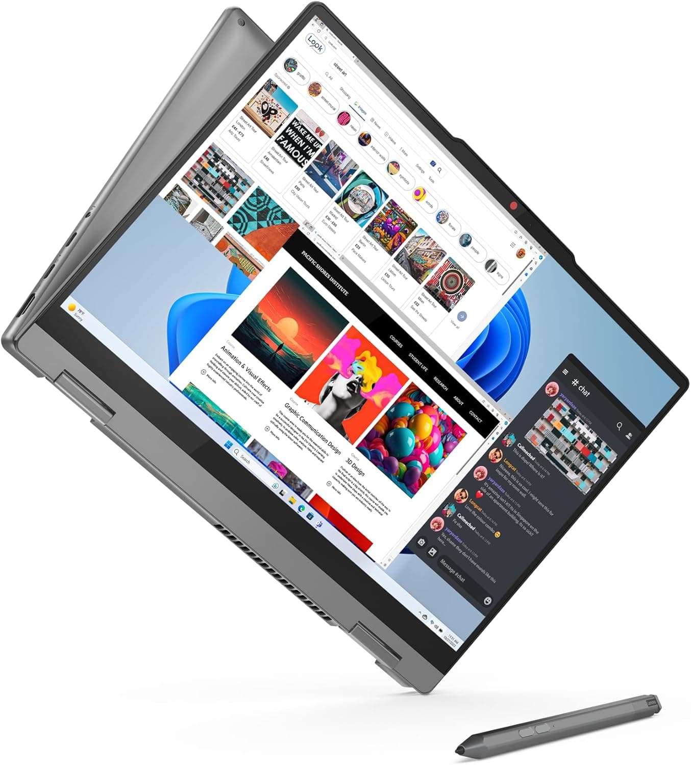 لپ تاپ لمسی لنوو 14 اینچی مدل IdeaPad 5 i5 13420H 16GB 512GB UHD
