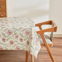 رومیزی گلدار مستطیل کاراجاهوم هرا کرم