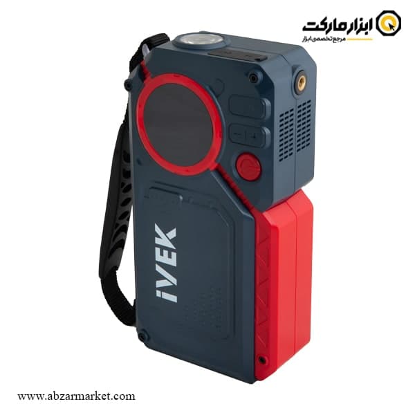 مینی کمپرسور شارژی و جامپ استارتر ایوک مدل K-6200