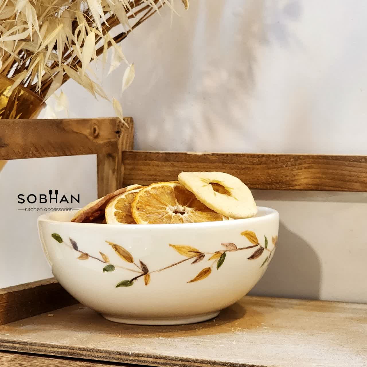 کاسه سرامیک مدل پاییزی در دو سایز