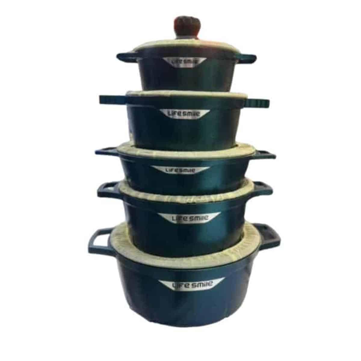 سرویس قابلمه شاین لایف اسمایل مدل fl20 گرانیتی درجه1