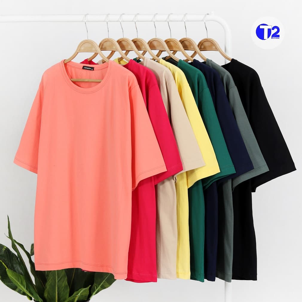 تیشرت باکسی قد 70ساده بیسیک(3005)