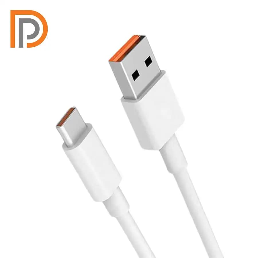 کابل شارژر تایپ سی اورجینال سر کارتونی 67w شیائومی به طول 1 متر