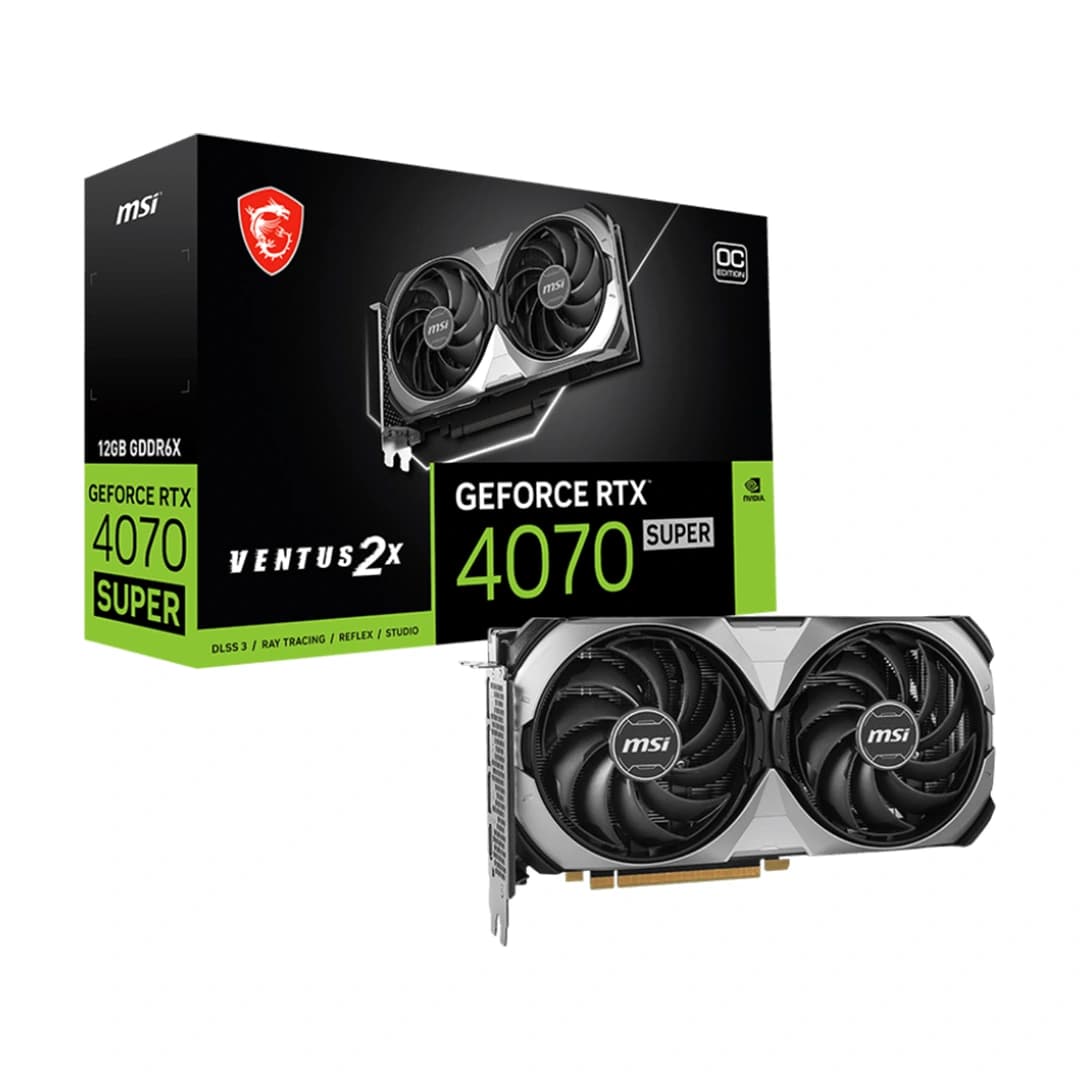 کارت گرافیک ام اس آی GeForce RTX 4070 Super Ventus 2X 12G OC