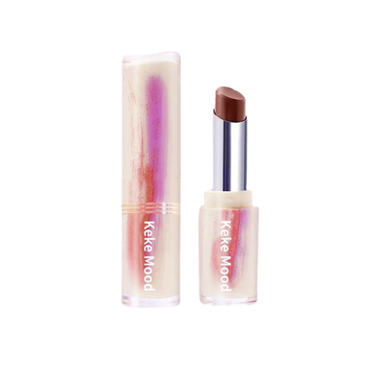 رژ جامد Keke Mood مدل براق و شیشه ای شماره ۷