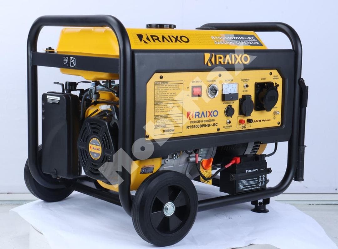 موتور برق 10کیلو وات راکسیو بنزینی ریموت استارت مدل R15500DWHB+-RC دارای پورت ATS