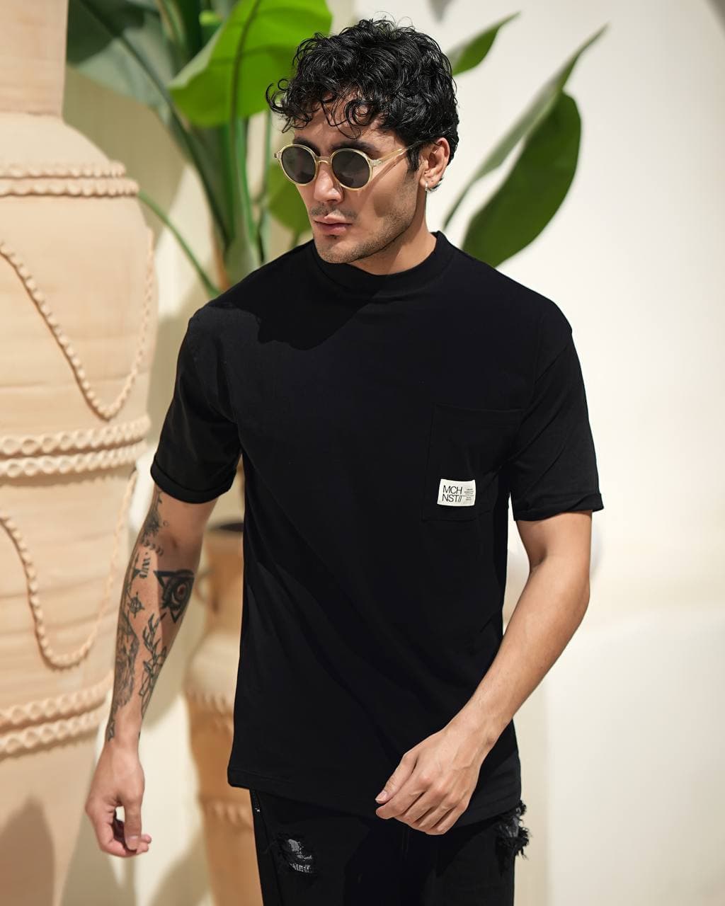 تیشرت پنبه اسپرت مردانه کد 004