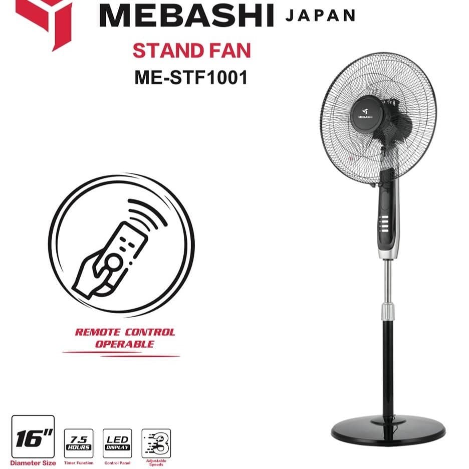 پنکه ایستاده مباشی مدل ME-STF1001 با ریموت