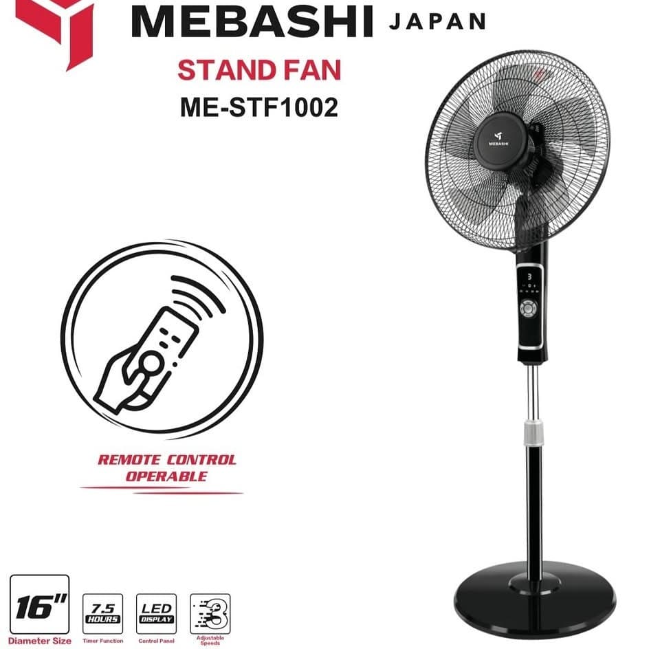 پنکه ایستاده مباشی مدل ME-STF1002 با ریموت