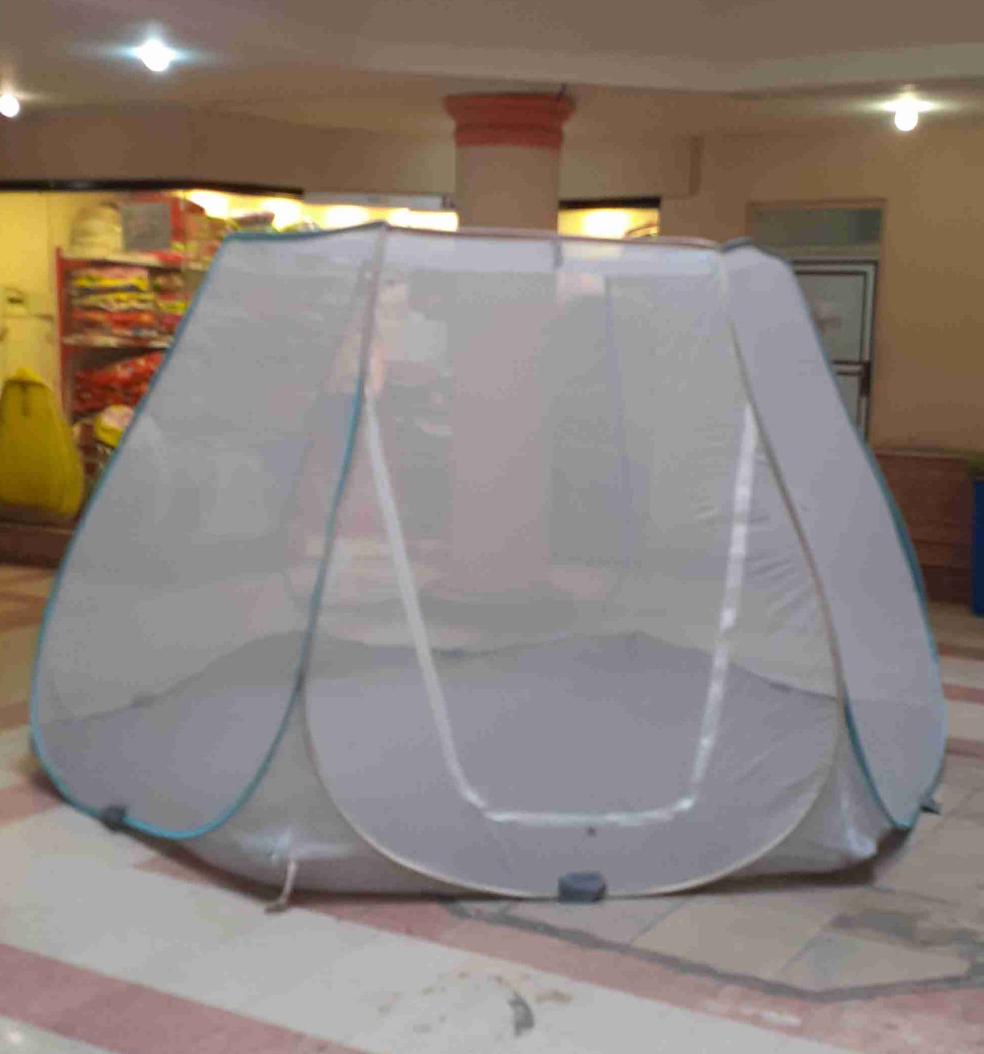 پشه بند فنری شش ضلعی شانزده هجده نفره سقف صاف خانه چادر 6 ضلعی 18 نفره 16 نفره