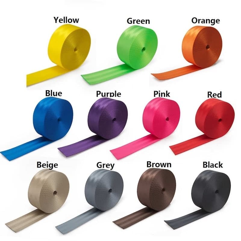 کمربند ایمنی خودرو اسپرت رنگبندی