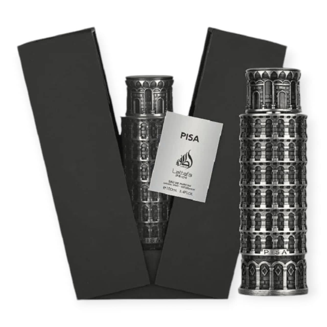 ادوپرفیوم برج پیزا لطافه Lattafa سری پراید حجم 100 میلی لیتر