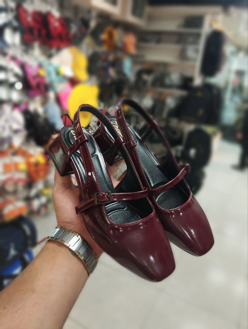 مجلسی ورنی پاشنه ۳ سانت فوق لاکچری