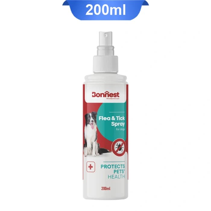 اسپری ضد کک و کنه سگ بونست حجم 200 میلی لیتر
