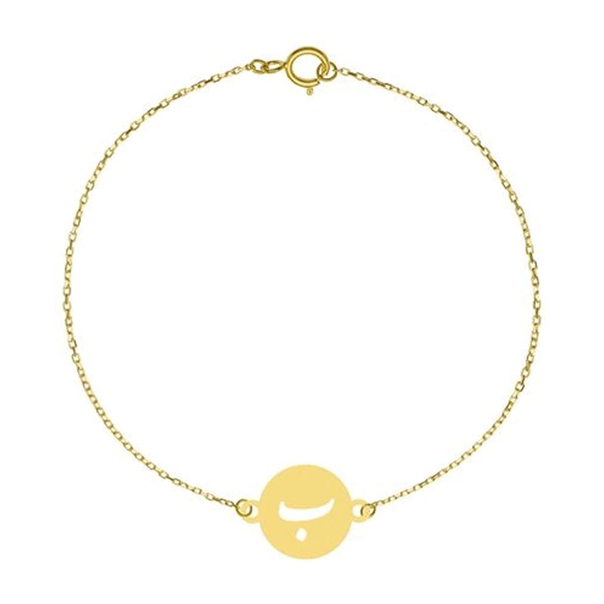 دستبند طلا زنانه شمیم گلد گالری مدل ب GB038