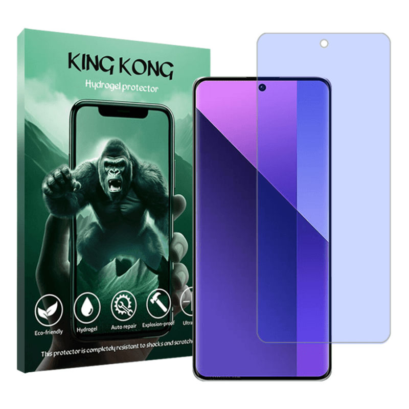 محافظ صفحه نمایش ضد اشعه آبی گوشی شیائومی Redmi Note 13 Pro Plus کینگ کونگ مدل Tough