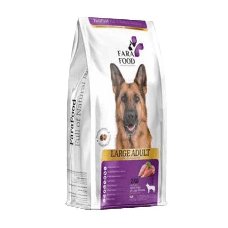 غذای خشک سگ بالغ فرافود مدل نژاد بزرگ با طعم مرغ و برنج وزن 2 کیلوگرم