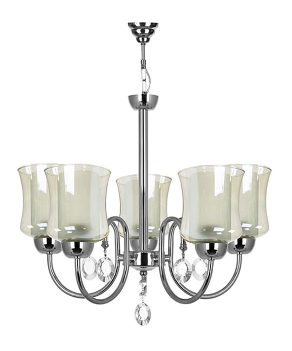 لوستر پنج شعله چشمه نور کد A811/5-C کروم