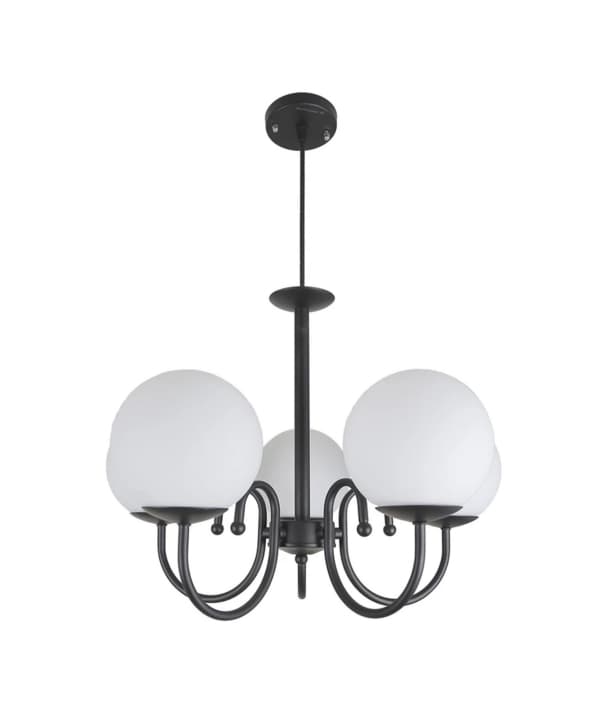 لوستر آویز پنج شعله چشمه نور کد A1219/5