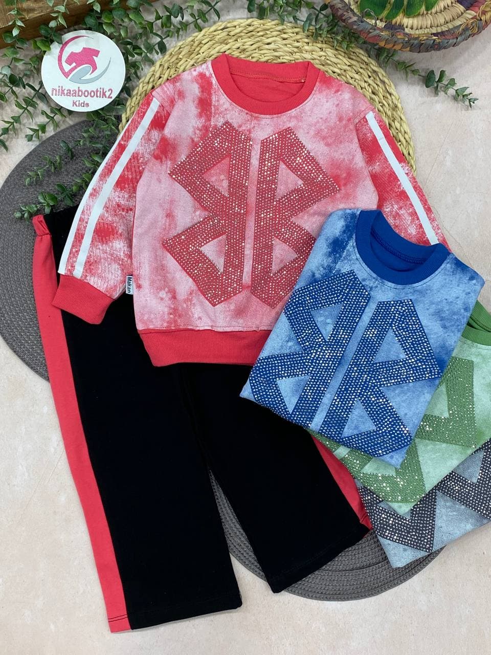 بلوز شلوار بالنسیاگا نگین دار