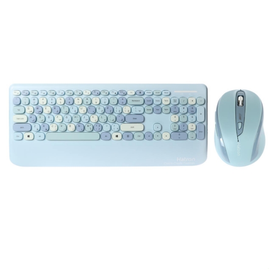 کیبورد و ماوس بی سیم هترون مدل HKCW350