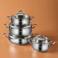 سرویس قابلمه استیل القایی 8 پارچه کاراجا Urla