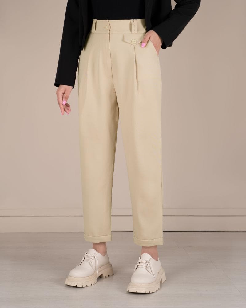 شلوار واید پاکتی دلاریس کد 24824