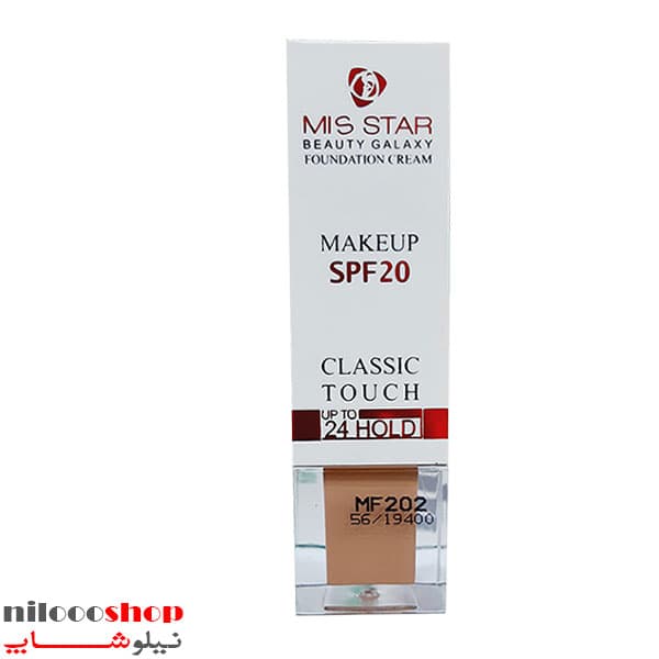 کرم پودر پمپی میس استار شماره 202 حجم 40 میلی لیتر