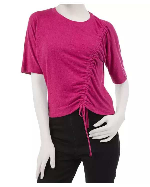 تی شرت زنانه سرخابی سرژه Serge کد 203558
