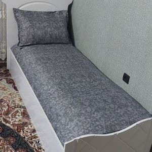 روتختی یک نفره طوسی خاکستری پتینه