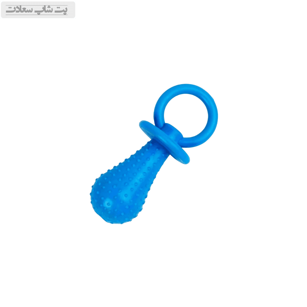 اسباب بازی دندانی سگ طرح پستونک به همراه زنگوله