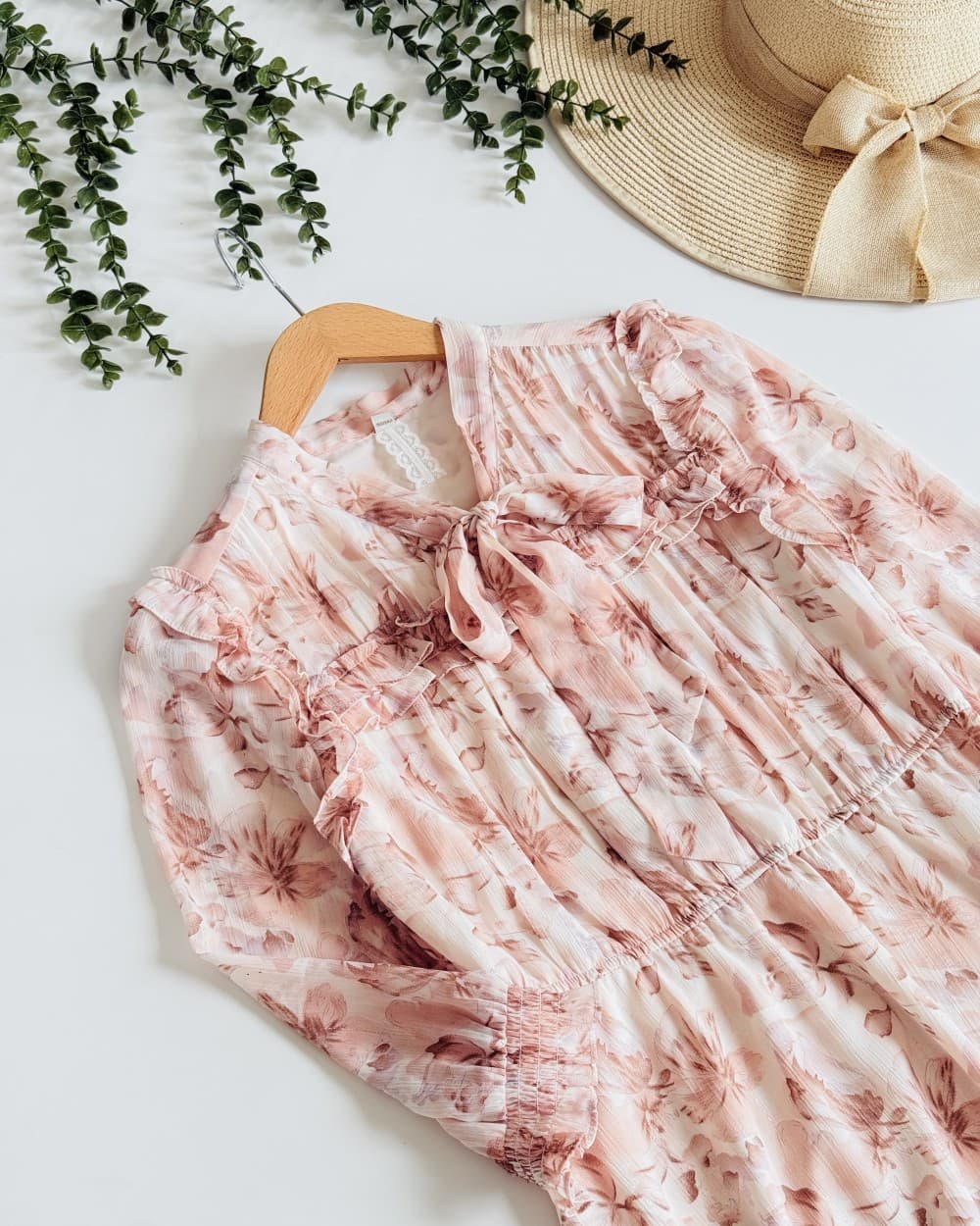 پیراهن گل یاس _ کد 1213