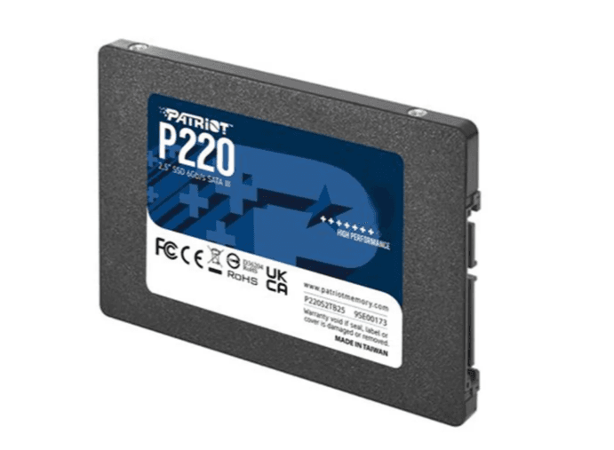 حافظه SSD اینترنال پاتریوت اس اس دی اینترنال پاتریوت مدل P220 ظرفیت 256 گیگابایت