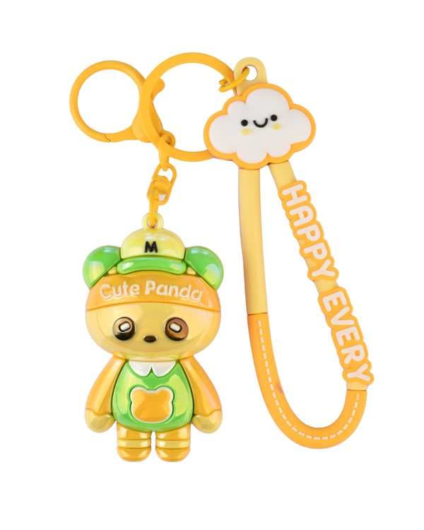 جاکلیدی بچگانه زرد دلربا مدل خرسی ابری