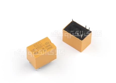 رله بوبین کنار 5 ولت 1 کنتاکت 3 آمپر KEC | HJR-4102E-L-5VDC