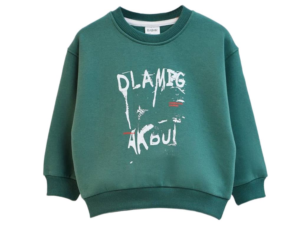 بلوز آستین بلند دورس توکرکی رنگ سبز یشمی طرح DLAMPG بشیر Bashir