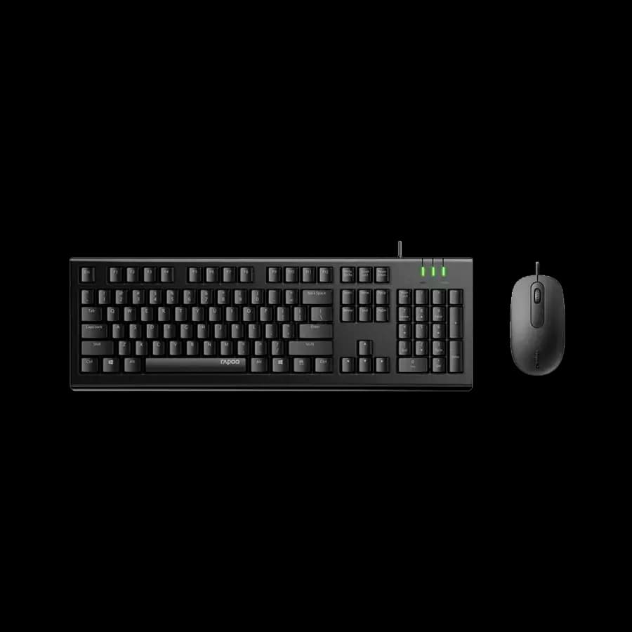 کیبورد و ماوس رپو X120Pro Black