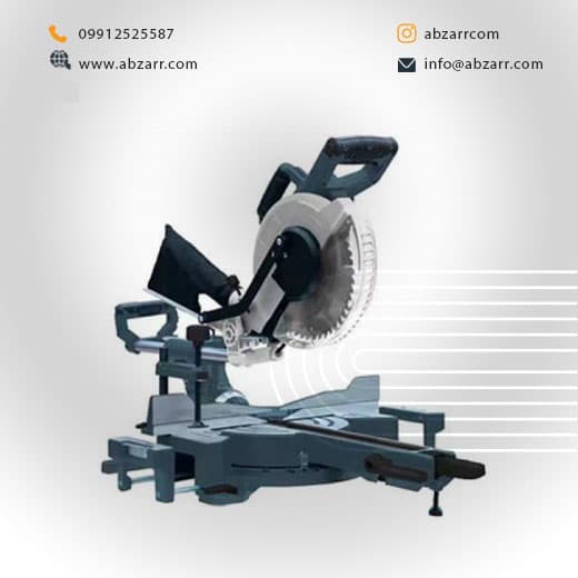 فارسی بر کشویی دو طرفه 1800 وات P.M مدل KLR255 (( اقساط یک ساله ))