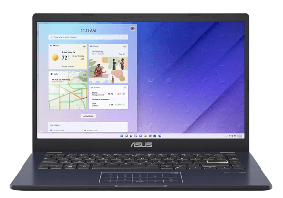 لپ تاپ ایسوس 15.6 اینچی مدل E510MA پردازنده N4020 رم 4GB حافظه 256GB SSD گرافیک Intel