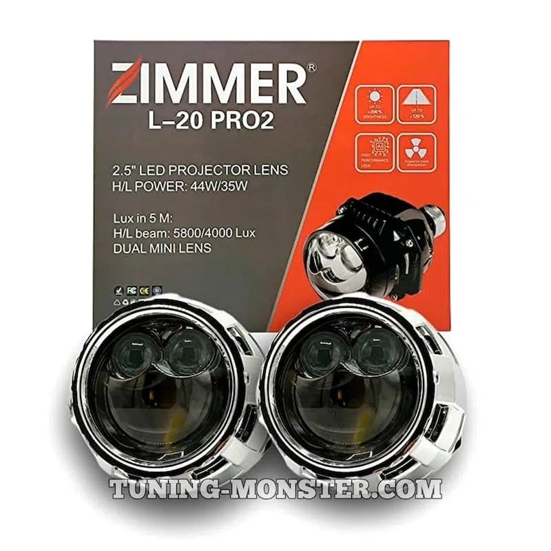 لنز دو چشم جغدی L20-PRO2 زیمر ۲.۵ اینچ