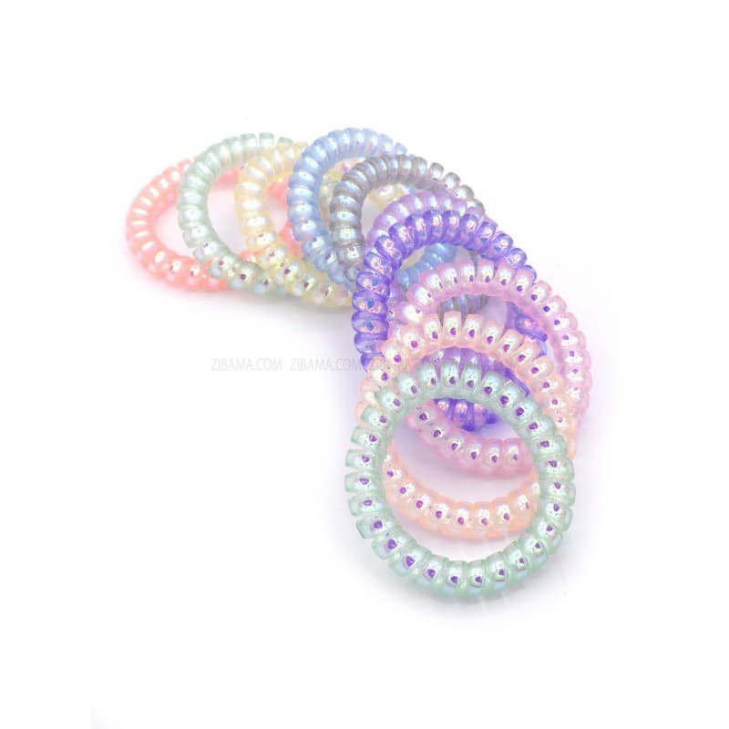 کش مو فنری مدل هلوگرامی بسته 1 عددی