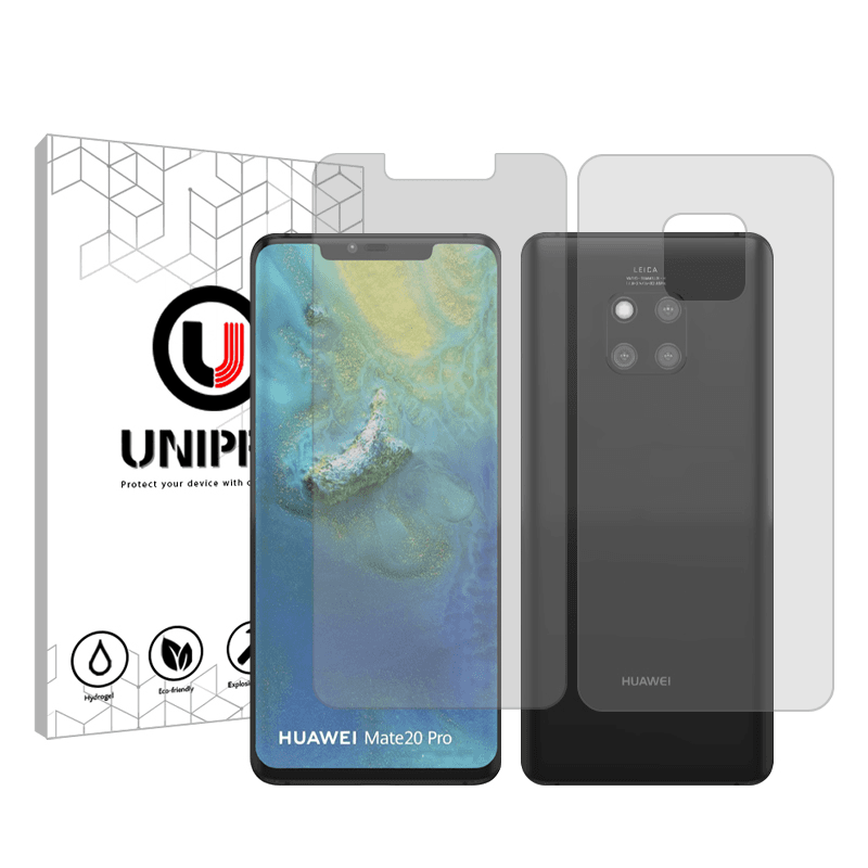گلس گوشی شفاف هوآوی Mate 20 Pro یونی پرو مدل Star 5 به همراه محافظ پشت گوشی