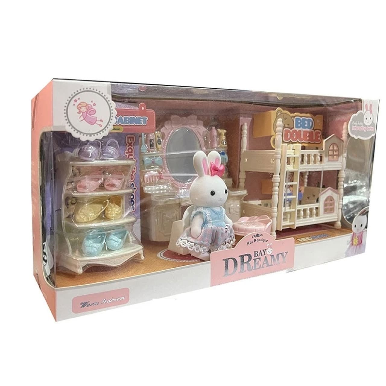 عروسک دخترانه مدل خرگوش اتاق خواب کد 6690