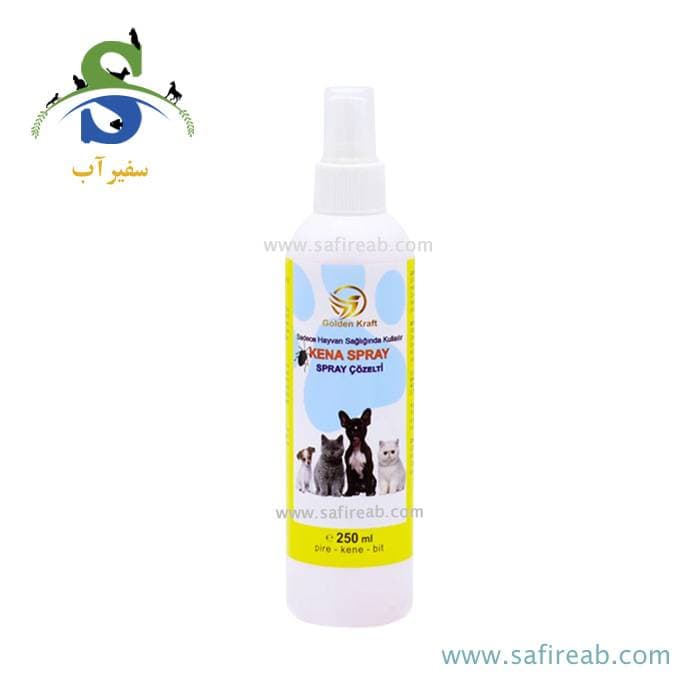 اسپری ضد کک و کنه سگ و گربه گلدن کرافت (۲۵۰ میلیلیتر)