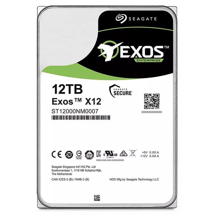 هارد اینترنال 12 ترابایت سیگیت Seagate Exos ST12000NM0007